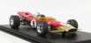 Gp-replika Lotus F1 49b N 9 Víťaz Gp Monako Majster sveta 1968 Graham Hill 1:18 Červená zlatá