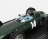 Gp-repliky BRM F1 P57 Brm Team N 14 Winner Italian Gp Monza World Champion (with Pilot Figure) 1962 Graham Hill - Con Vetrina - With Showcase 1:18 Green Met