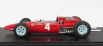 Gp-repliky Ferrari F1 158 Scuderia Ferrari N 4 Sezóna 1964 Lorenzo Bandini - Con Vetrina - S vitrínou 1:18 červená