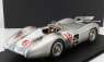 Gp-repliky Mercedes benz F1 W196r Streamliners N 16 Winner Monza Italy Gp (dirty Version) Juan Manuel Fangio 1954 World Champion - Con Vetrina - With Showcase 1:18 Silver