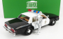 Greenlight Chevrolet Caprice Metropolitan Police 1987 - Terminator 2 Movie 1991 - The Judgment Day - Il Giorno Del Giudizio - With T-1000 Liquid Metal Android Figure 1:18 Black White