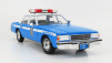 Greenlight Chevrolet Caprice Police New York City Departiment 1990 1:18 Svetlomodrá Biela