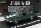 Greenlight Chevrolet Chevelle Ss 396 Coupe 1970 - John Wick Movie Ii 1:43 Zelená s bielou