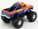 Greenlight Chevrolet K-10 Bigfoot Monster Truck Boss 1972 1:43 Oranžová modrá