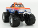 Greenlight Chevrolet K-10 Bigfoot Monster Truck Boss 1972 1:43 Oranžová modrá