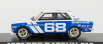 Greenlight Datsun 510 Bre N 68 Racing 1972 P.gregg 1:43 Biela Modrá