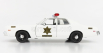 Greenlight Dodge Coronet 1975 - Hazzard County Sheriff - policajné hliadkové auto 1:24 biela