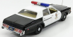 Greenlight Dodge Monaco Police 1977 s figúrkou T-800 - Terminátor 1 1984 1:18 Black White