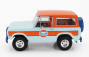 Greenlight Ford usa Bronco Open Gulf 1966 1:24 Svetlo modrá oranžová