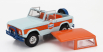 Greenlight Ford usa Bronco Open Gulf 1966 1:24 Svetlo modrá oranžová