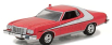 Greenlight Ford usa Gran Torino Coupe Dirty Version 1976 - Starsky & Hutch 1:64 červená biela