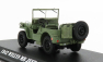 Greenlight Jeep Willys Mb Open 1942 - M-a-s-h 1:43 Vojenská zelená