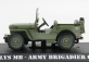 Greenlight Jeep Willys Mb Open 1942 - M-a-s-h 1:43 Vojenská zelená