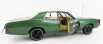 Greenlight Plymouth Fury Checker Taxi 1976 - Beverly Hills Cop 1:18 Green Met