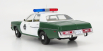 Greenlight Plymouth Fury Hazzard Police 1975 1:18 zelená biela