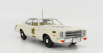 Greenlight Plymouth Fury Hazzard Police Hazzard County 1977 1:18 biely