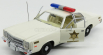 Greenlight Plymouth Fury Hazzard Police Rosco Patrol Car 1977 1:18 biely