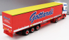 Herpa DAF Xf480 Truck Telonato Gottardi Transports 2017 1:87 Biela červená