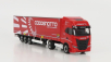 Herpa Iveco fiat S-way Truck Telonato Codognotto Transports 2020 1:87 Červená