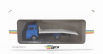 Igra-model Alfa romeo A19 Truck Assistance Carro Attrezzi - Tow Truck Road Service 2-assi 1:87 Blue Light Grey