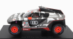Iskrový model Audi Q E-tron Rs Tím Audi Sport N 224 Rally Dakar 2022 M.ekstrom - E.bergkvist 1:43 Sivá strieborná čierna