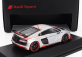 Iskrový model Audi R8 Lms Gt4 Team Audi Sport N 0 Presentation 2023 1:43 Silver Red Black