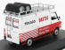 Ixo-models Fiat 242 Van Team Tre Gazzelle Bastos Texaco Rally Assistance 1984 1:43 Biela červená