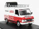 Ixo-models Fiat 242 Van Team Tre Gazzelle Bastos Texaco Rally Assistance 1984 1:43 Biela červená