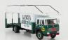 Ixo-models Fiat 673 Truck Car Transporter Team Lancia Alitalia Rally 1976 1:43 zelená biela