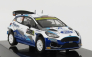 Ixo-models Ford england Fiesta R5 Mkii N 23 Winner Wrc2 Rally Acropolis 2021 N.gryazin - K.aleksandrov 1:43 White Blue