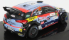 Ixo-models Hyundai I20 R5 N 30 Rally Sardegna Taliansko 2020 J.huttunen - M.lukka 1:43 2 Tones Blue Red