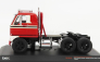 Ixo-models International Dcof-405 Tractor Truck 3-assi 1959 1:43 Červená krémová