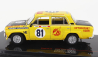 Ixo-models Lada fiat 1600r N 81 Ally Acropolis 1977 S.brundza - A.brum 1:43 Žltá matná čierna