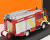 Ixo-models Mercedes benz Lf16/12 Duoble Cabine Truck Feuerwehr Hannover 1995 1:43 Červená biela strieborná