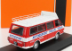 Ixo-models RAF 2203 Minibus Team Rally Lada Service Assistance 1984 1:43 Červená biela