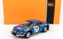 Ixo-models Renault Alpine A110 1800s N 21 Rally Montecarlo 1973 J-p.nicolas - M.vial 1:24 Blue Met