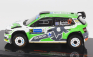 Ixo-models Škoda Fabia Rally2 Evo N 27 Rally Estland 2022 E.lindholm - R.hamalainen 1:43 Zelená Biela Sivá