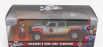 Jada Jeep Gladiator Pick-up 2021 - S figúrkou X-men 1:32 Strieborný