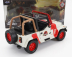 Jada Jeep Wrangler Rubicon Open - Jurský svet 2015 1:24 Bielo-červená