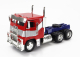 Jada Peterbilt 352 Tractor Truck 3-assi 1979 - Optimus Prime Transformers Movie 1:24 Červená Modrá