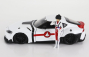 Jada Toyota Supra s figúrkou Rick Hunter Robotech 2020 1:24 bielo-červená