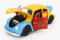 Jada Volkswagen Beetle Maggiolino s Oscarom Grounchom Sesame Street Figure 1959 1:24 Žltá červená modrá