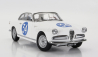 Kyosho Alfa romeo Giulietta Sv Sprint Veloce N 34 Targa Florio 1960 Emanuele - Aldebaran (checco D'angelo) 1:18 Biela