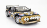 Kyosho Lancia 037 Grifone Esso N 3 Rally Targa Florio 1985 F.tabaton - L-tedeschini 1:18 Black Gold