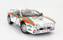 Kyosho Lancia 037 Totip N 3 Rally Isola D'elba 1985 D.cerrato - G.cerri 1:18 Biela červená zelená