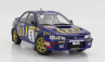 Kyosho Subaru Impreza 555 Repsol N 5 Winner Rally Montecarlo 1995 C.sainz - L.moya 1:18 Modrá Žltá