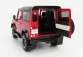 Lcd-model Land rover Defender 90 Works V8 70th Edition 2018 1:18 Red