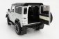 LCD model Land rover Defender 90 Works V8 70th Edition 2018 1:18 Silver