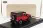 LCD model Land rover Defender 90 Works V8 70th Edition 2018 1:64 Červená