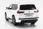 LCD model Lexus Lx570 2022 1:18 biely